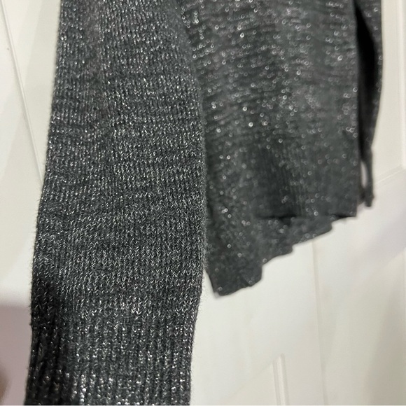 Banana Republic Sweater Charcoal Gray Silver Size XS - Picture 4 of 5